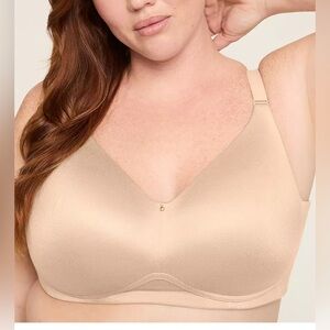 Cacique Lightly Lined No Wire Back Smoother Bra